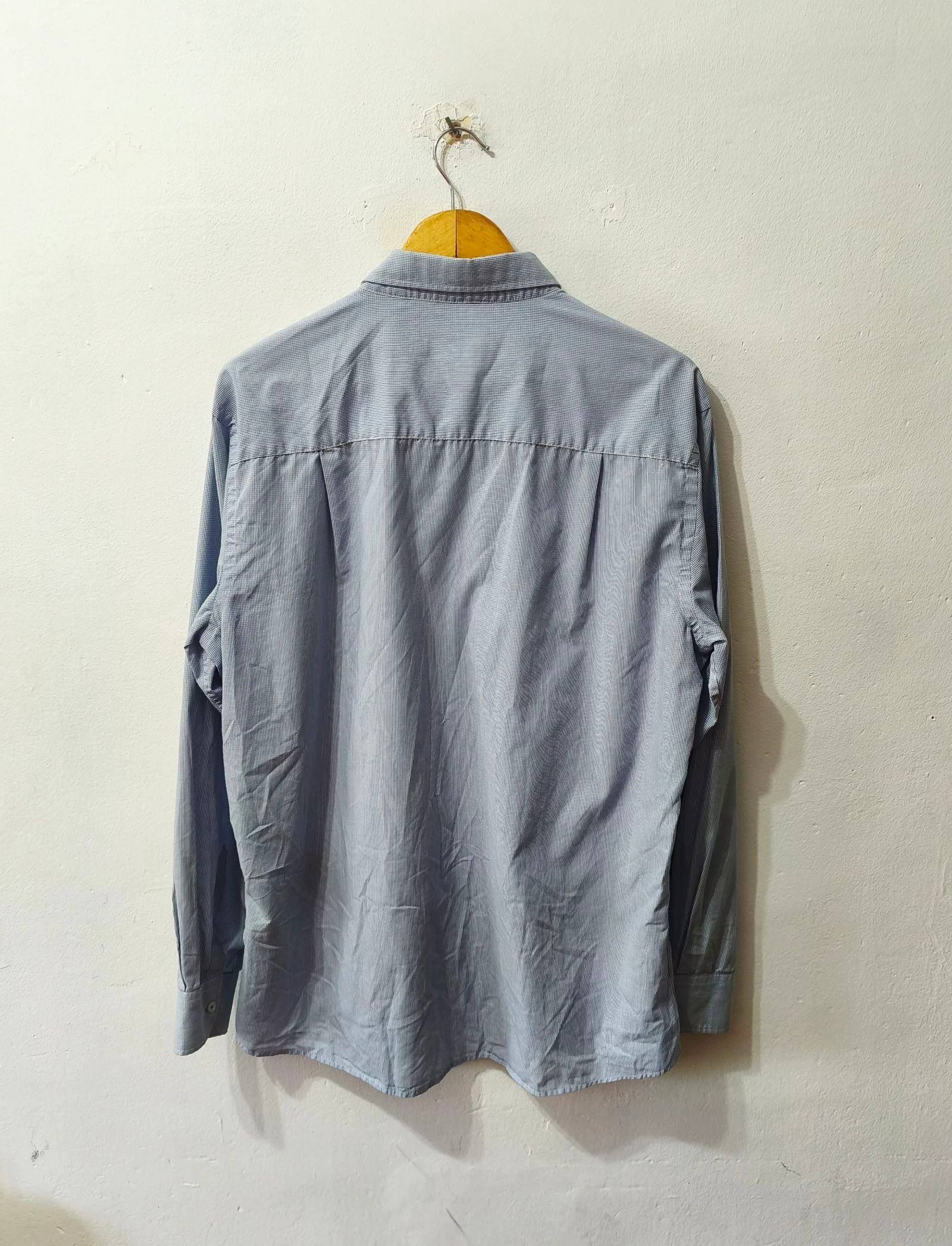Light blue and white Roger men's shirt Size 5 – photo 2